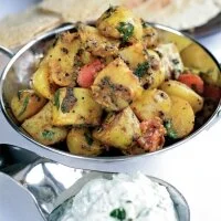 Bombay Potatoes with Lemon and Coriander Yoghurt Recipe