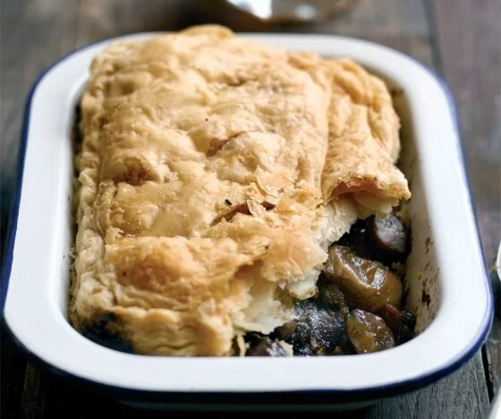 Chestnut, Mushroom and Shallot pie Recipe