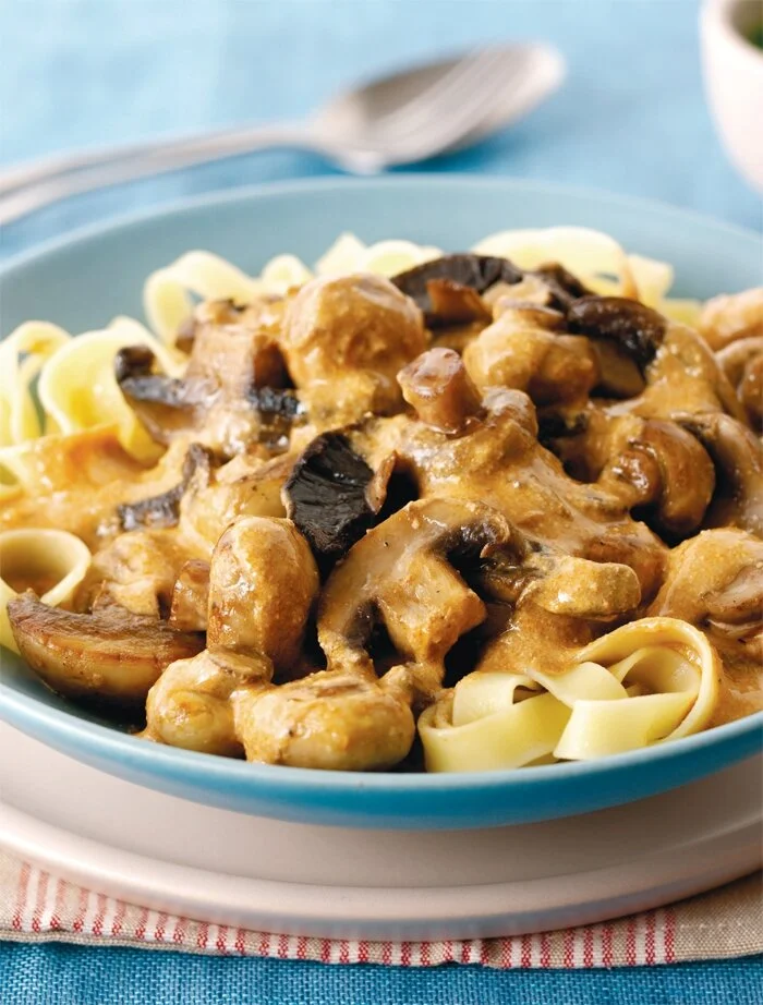 Creamy Mushroom Stroganoff
