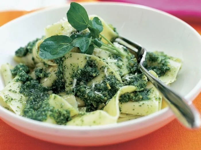 Watercress, Spinach & Rocket Pesto Recipe: Cook Vegetarian Magazine