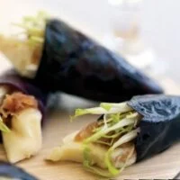 Brie and Red Cabbage Wraps Recipe