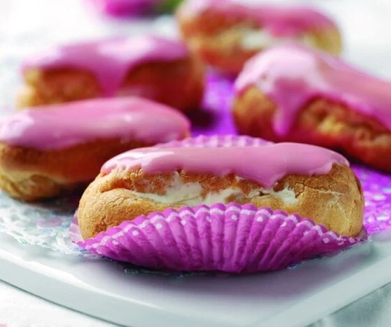 Mini Pink Éclairs Recipe