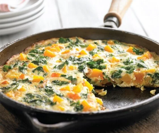 Kale and Butternut Frittata Recipe