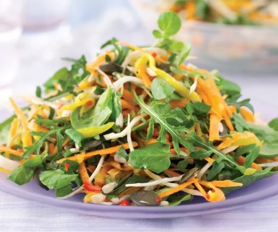 Detox Vegetable Salad with Mango and Chilli Recipe