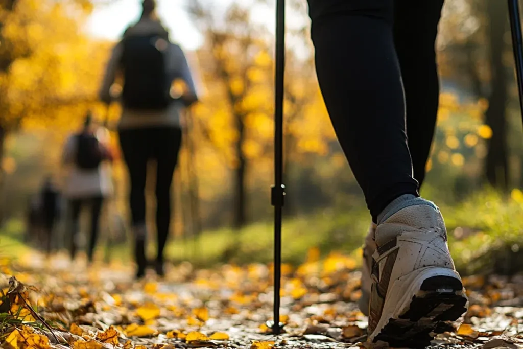What is the difference between Nordic walking and sport walking?